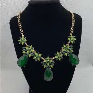 Green Statement Necklace